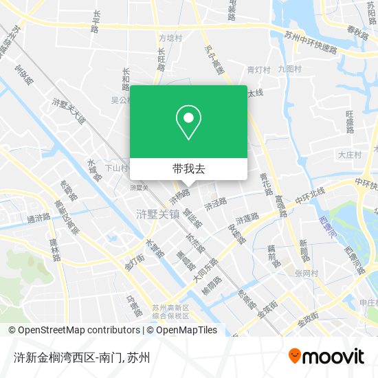 浒新金榈湾西区-南门地图