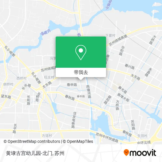 黄埭古宫幼儿园-北门地图