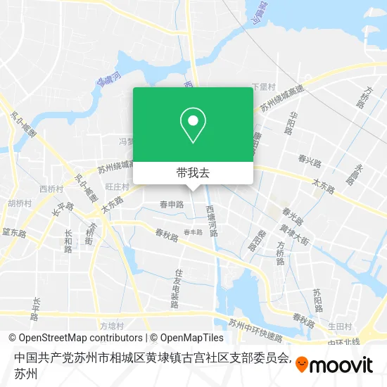 中国共产党苏州市相城区黄埭镇古宫社区支部委员会地图