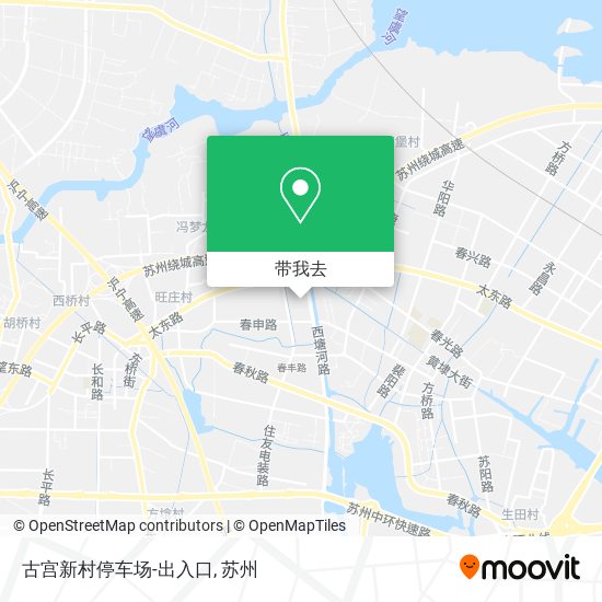 古宫新村停车场-出入口地图