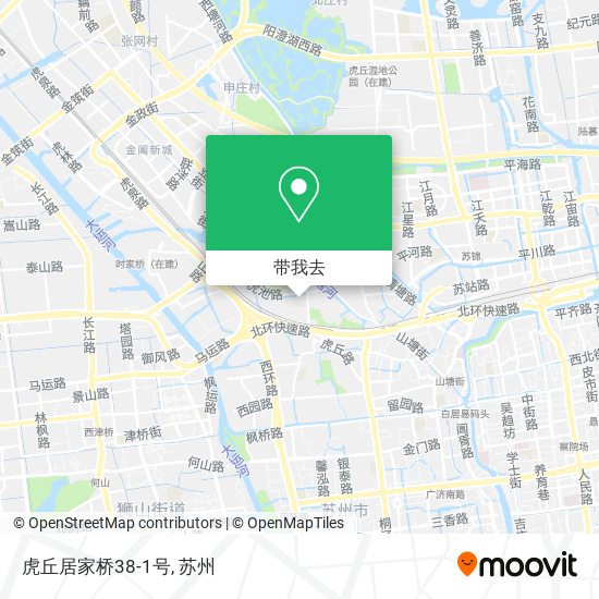 虎丘居家桥38-1号地图