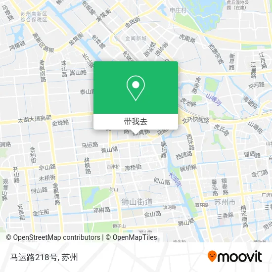马运路218号地图