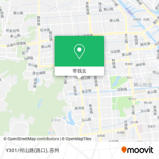 Y301/何山路(路口)地图