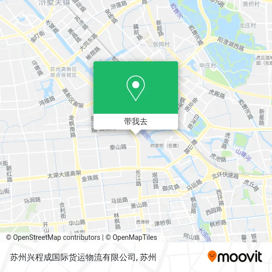 苏州兴程成国际货运物流有限公司地图