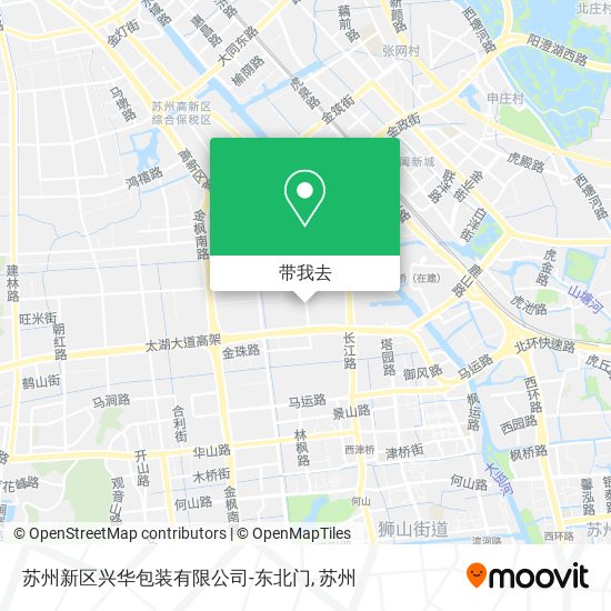 苏州新区兴华包装有限公司-东北门地图