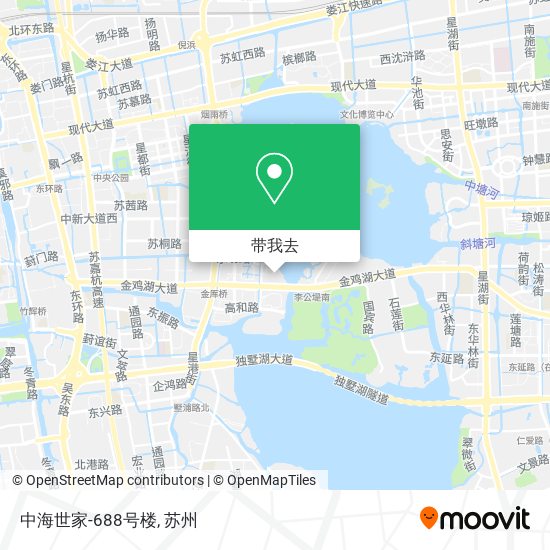 中海世家-688号楼地图