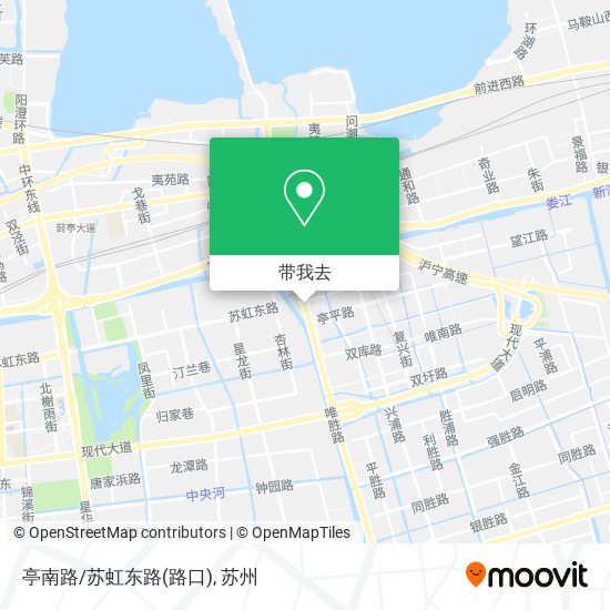 亭南路/苏虹东路(路口)地图