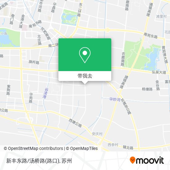 新丰东路/汤桥路(路口)地图