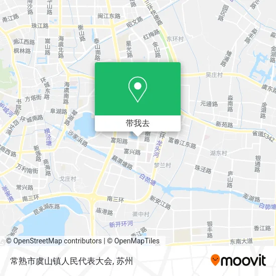 常熟市虞山镇人民代表大会地图