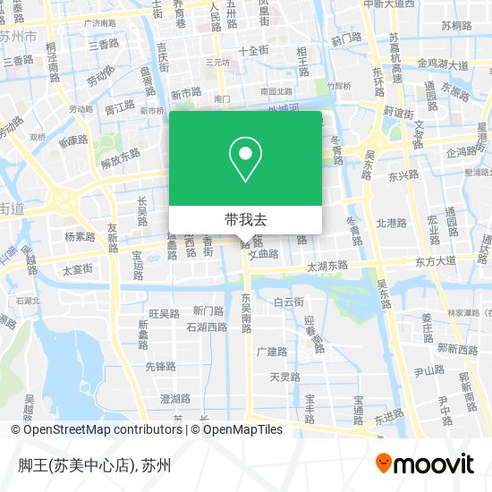 脚王(苏美中心店)地图