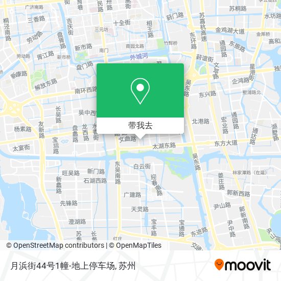 月浜街44号1幢-地上停车场地图