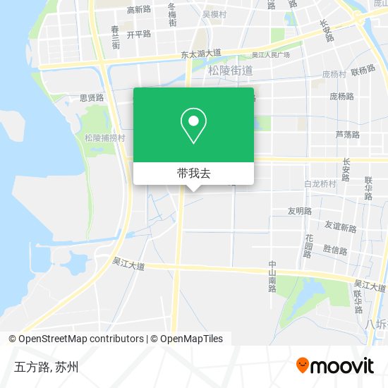 五方路地图