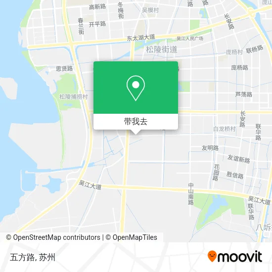 五方路地图