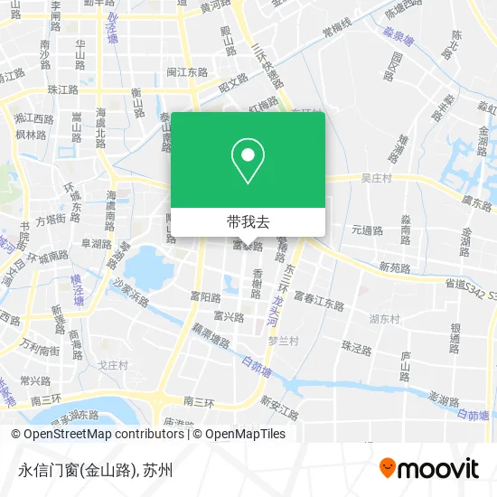 永信门窗(金山路)地图