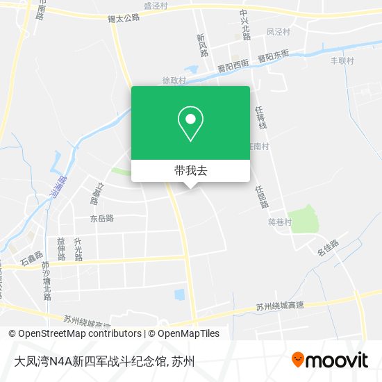 大凤湾N4A新四军战斗纪念馆地图