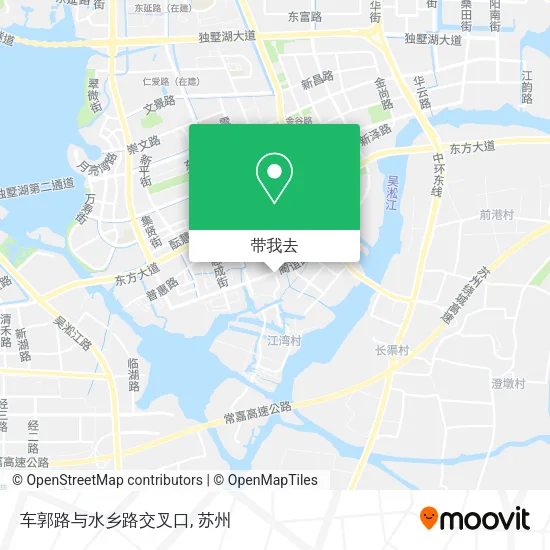 车郭路与水乡路交叉口地图