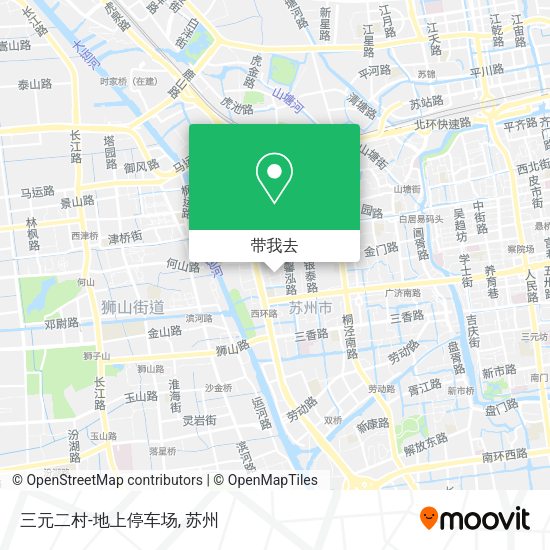 三元二村-地上停车场地图