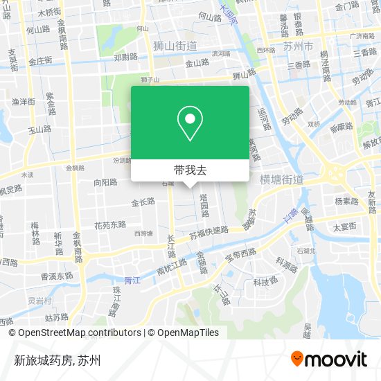 新旅城药房地图