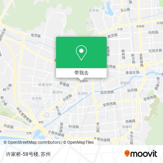 许家桥-58号楼地图