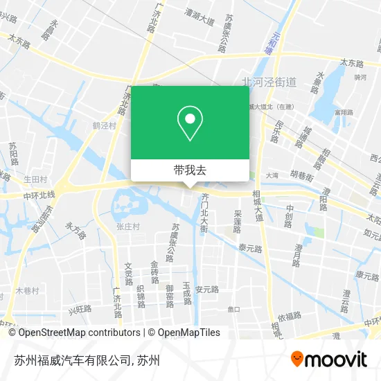 苏州福威汽车有限公司地图
