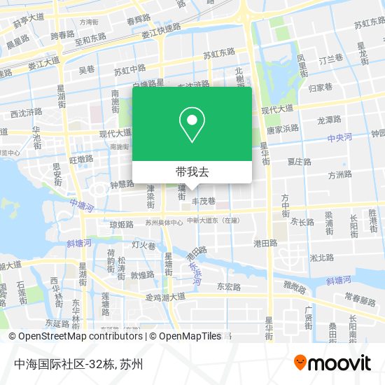 中海国际社区-32栋地图