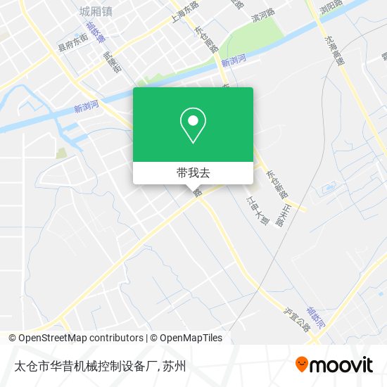 太仓市华昔机械控制设备厂地图