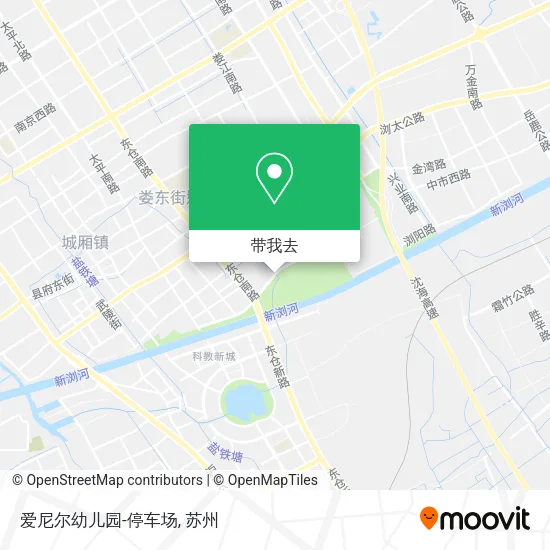 爱尼尔幼儿园-停车场地图