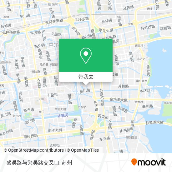 盛吴路与兴吴路交叉口地图