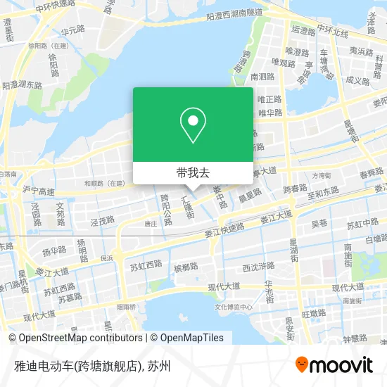 雅迪电动车(跨塘旗舰店)地图