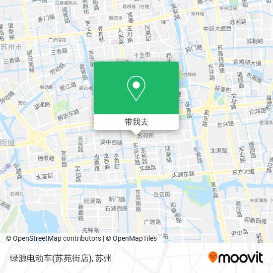 绿源电动车(苏苑街店)地图
