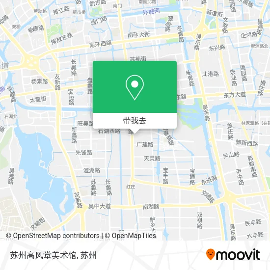 苏州高风堂美术馆地图