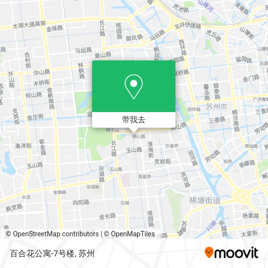 百合花公寓-7号楼地图