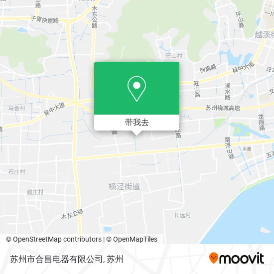 苏州市合昌电器有限公司地图