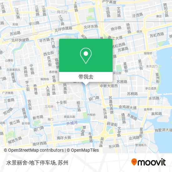 水景丽舍-地下停车场地图