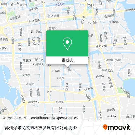 苏州爆米花装饰科技发展有限公司地图