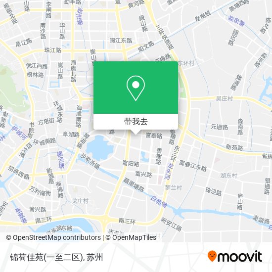 锦荷佳苑(一至二区)地图