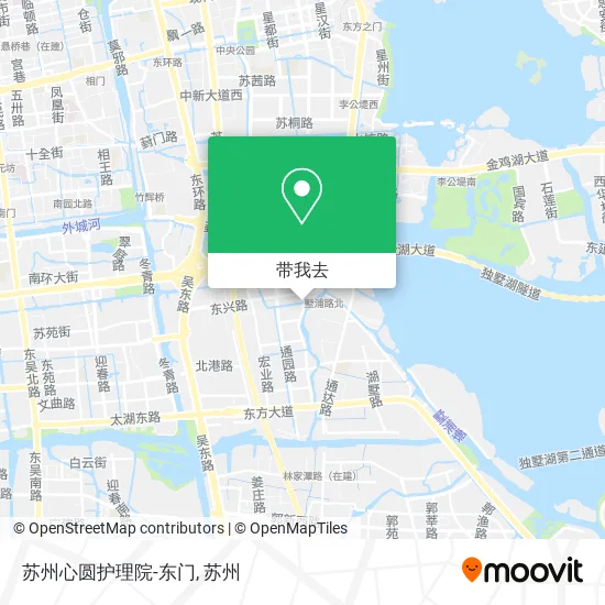苏州心圆护理院-东门地图