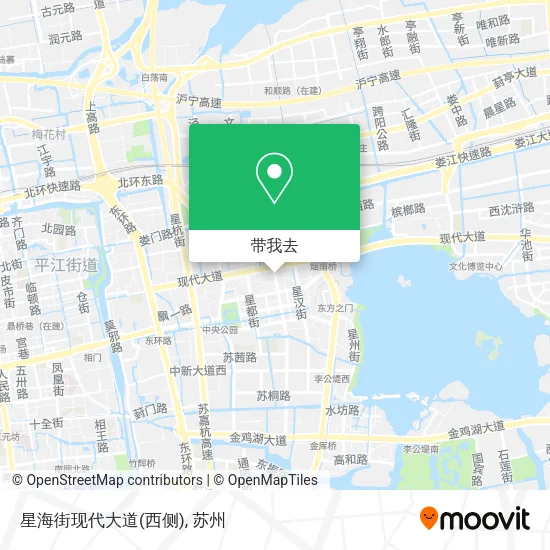 星海街现代大道(西侧)地图