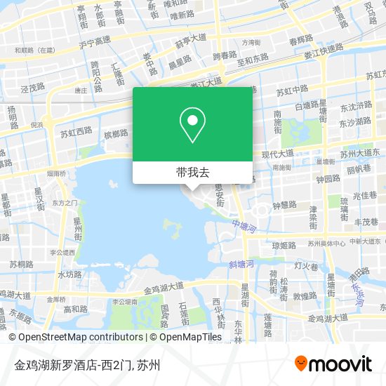 金鸡湖新罗酒店-西2门地图