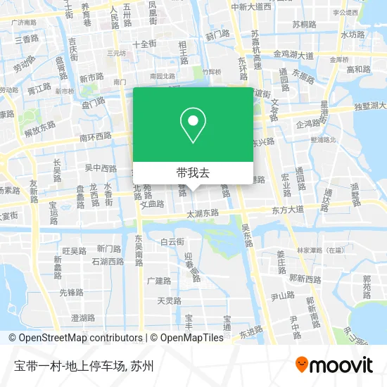 宝带一村-地上停车场地图