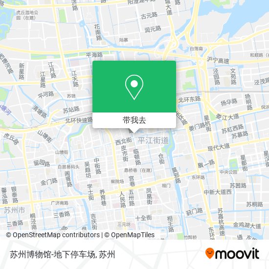苏州博物馆-地下停车场地图