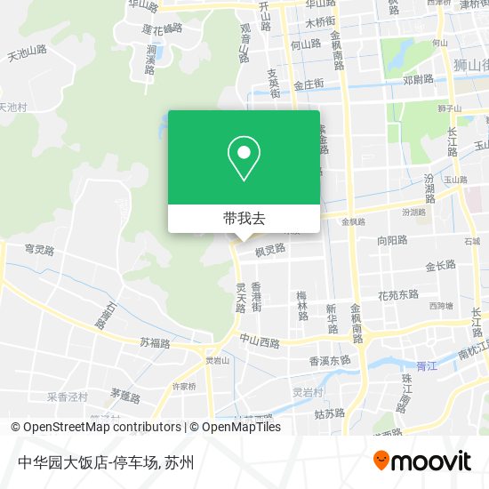 中华园大饭店-停车场地图