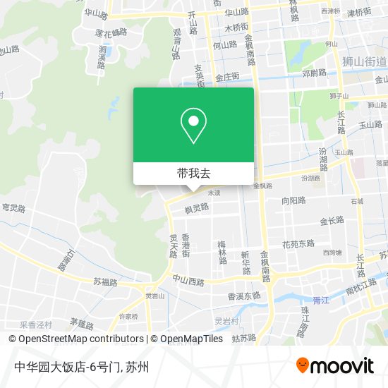 中华园大饭店-6号门地图