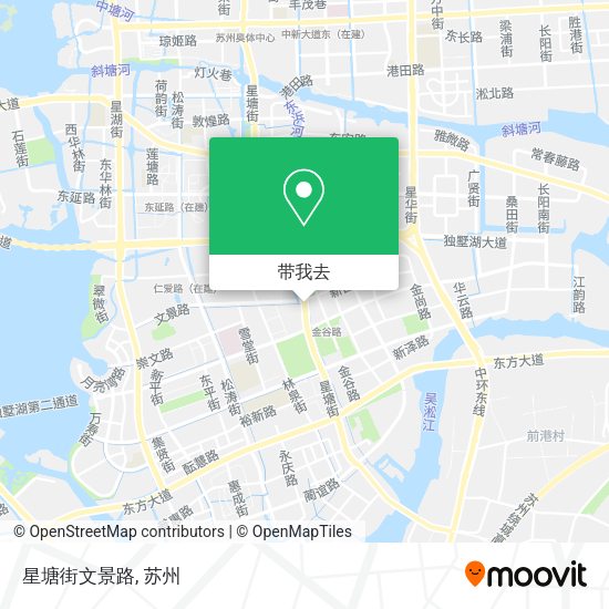 星塘街文景路地图