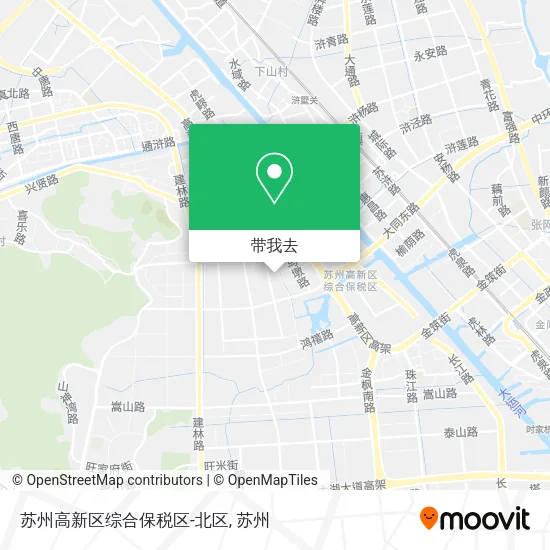 苏州高新区综合保税区-北区地图