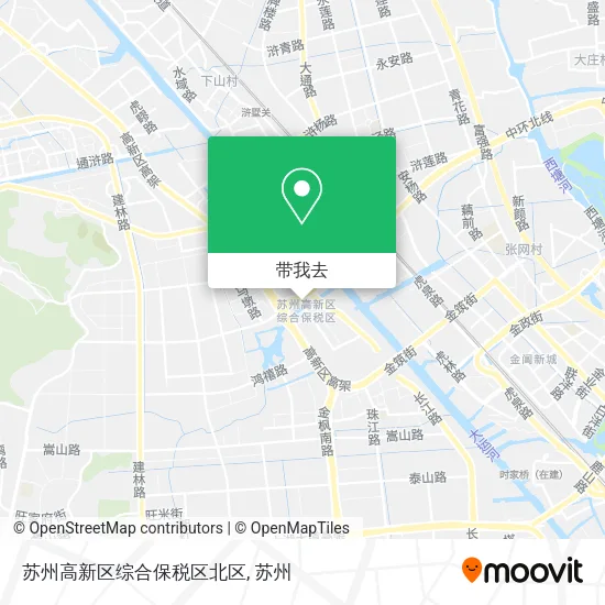 苏州高新区综合保税区北区地图