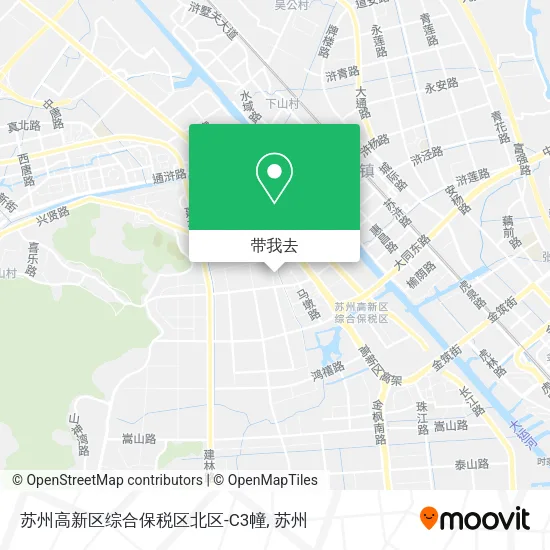 苏州高新区综合保税区北区-C3幢地图