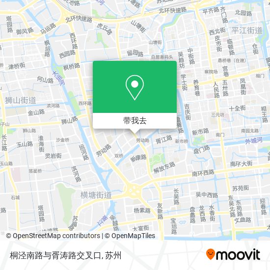 桐泾南路与胥涛路交叉口地图