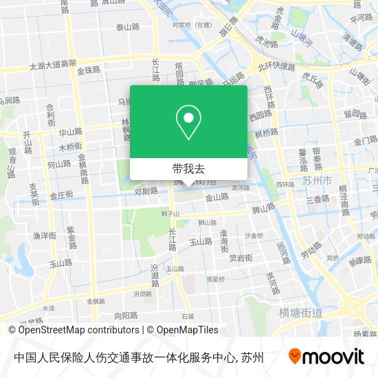 中国人民保险人伤交通事故一体化服务中心地图