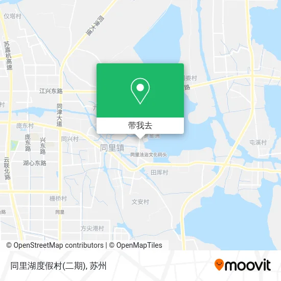 同里湖度假村(二期)地图